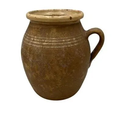 Farmhouse Antique Hungarian Folk Art Pottery For Sale - Image 3 of 5