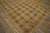 1900s Brown Geometric Folk Art Antique American Hooked Rug Knotted Wool Carpet For Sale In New York - Image 6 of 9