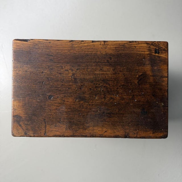 Japanese Minimalist Wooden Fumidai Step Stool, 1910s For Sale - Image 10 of 11