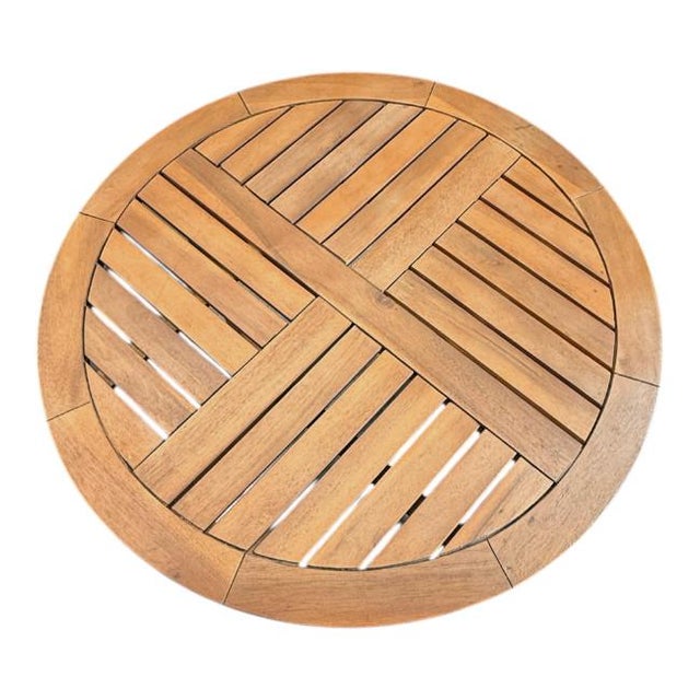 Teak Outdoor Set With Cushions For Sale - Image 10 of 12
