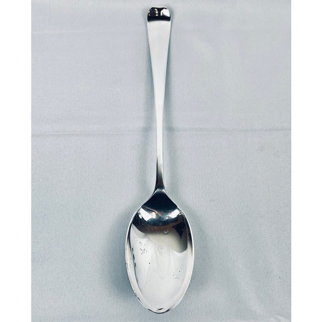 Large Stuffing Spoon by Gerity in Silver Plate-13” L For Sale - Image 4 of 8