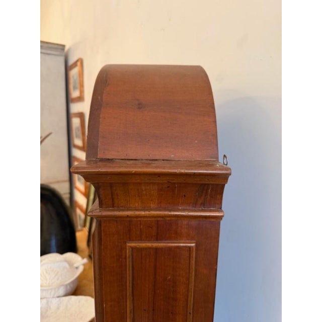 Chippendale 1970s Walnut Veneer Wall Curio For Sale - Image 3 of 7
