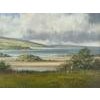 Mother & Child at a Beach on the West Coast of Ireland by 20th Century Irish Artist, Manson Blair. Presented in a high...