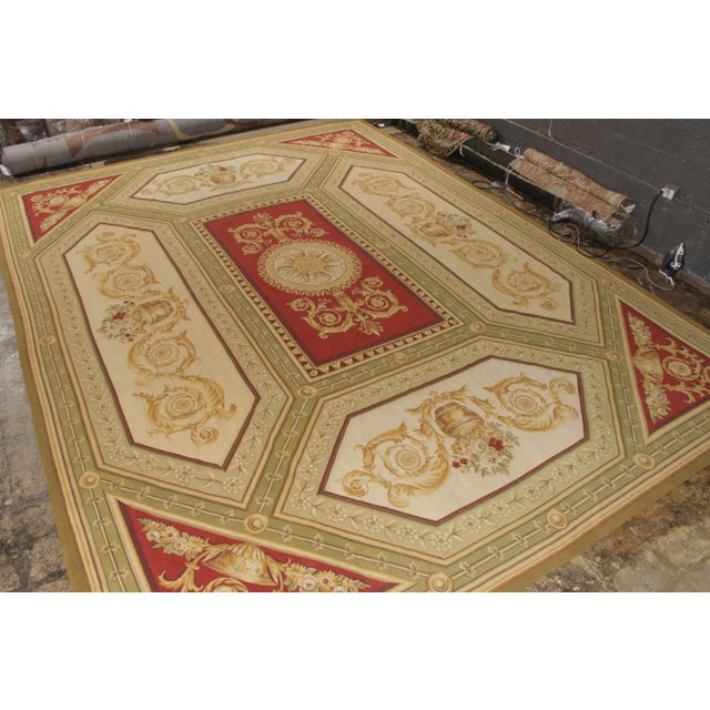A 14x18 piece celebrating the 18th-Century Aubusson tapestry flat weave style, joining Rug & Kilim’s coveted European...