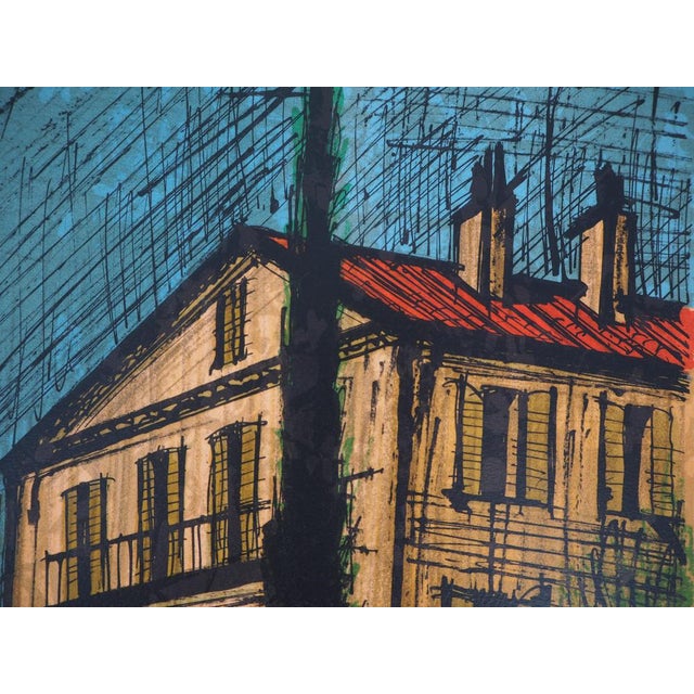 Bernard Buffet, Our House, Original Lithograph For Sale - Image 5 of 7