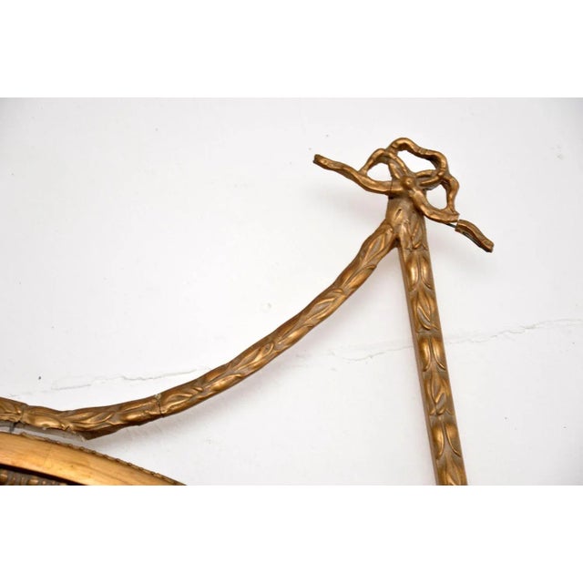 Late 19th Century Adam Gilt Wood Mirror, 1890s For Sale - Image 5 of 8