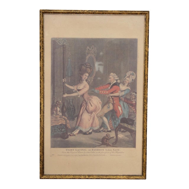 John Collet Framed Print, 'Tight Lacing, or Fashion Before Ease' For Sale