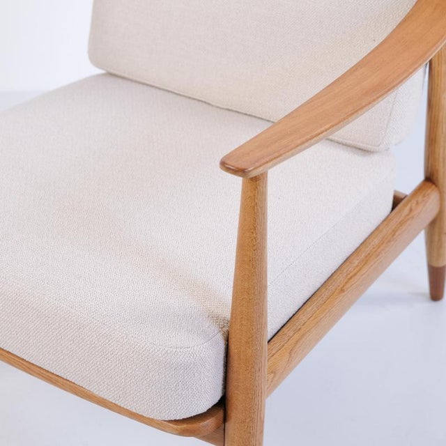 1950s FD 135 Oak and Teak Armchair by Peter Hvidt & Mølgaard, 1950 For Sale - Image 5 of 11