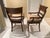 Transitional Pair of Bassett Solid Wood Ladder Back Dining Armchairs – Classic Design & Sturdy Craftsmanship For Sale - Image 3 of 7