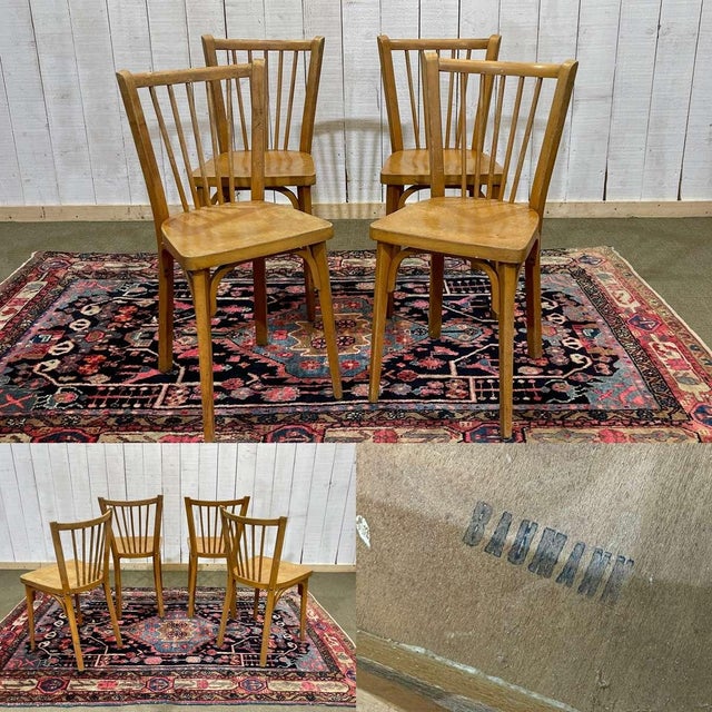 Chairs from Baumann, 1950s, Set of 4 For Sale - Image 5 of 7