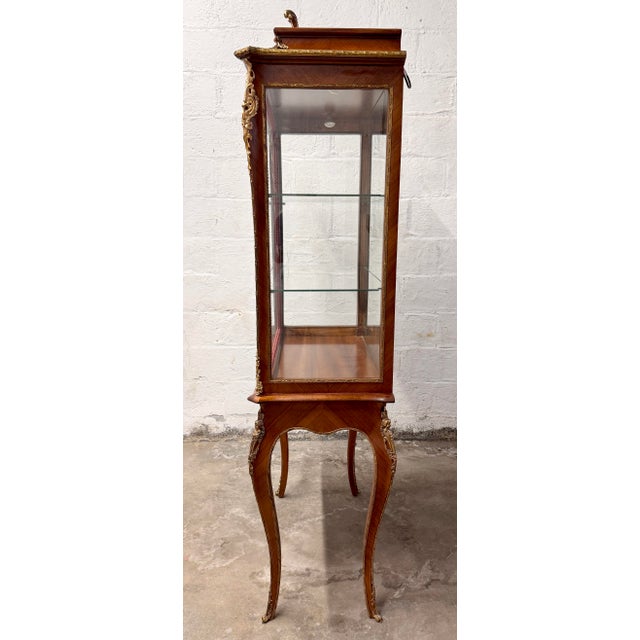 Early 20th Century Louis XV Style Vitrine For Sale - Image 4 of 15