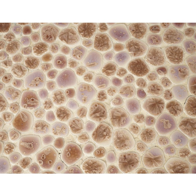 Brown Mid Century Modern Kidney Shape Mosaic Coffee Table For Sale - Image 8 of 10