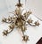 Metal Hollywood Regency Twelve Light Brass Wheat Sheaf Chandelier For Sale - Image 7 of 8
