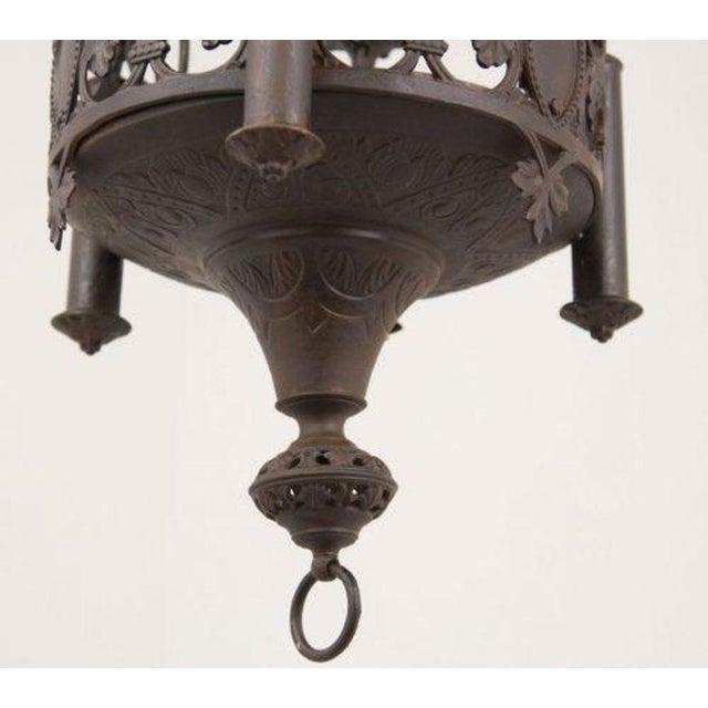 Gothic 1920s Gothic Revival Chandelier For Sale - Image 3 of 5