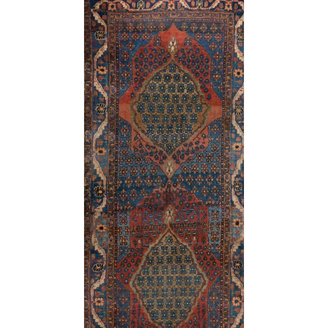 Vintage Circa 1940 Bidjar Runner Rug 3ft 3in X 13ft 6in For Sale In New York - Image 6 of 8