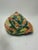 This is a a vintage Italian ceramic shell-shaped trinket box or covered dish made in Vietri, Italy. The piece features a...