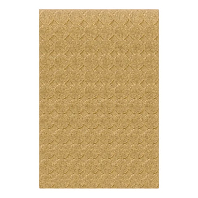 Natural Circle Textured Rug from Marqqa For Sale