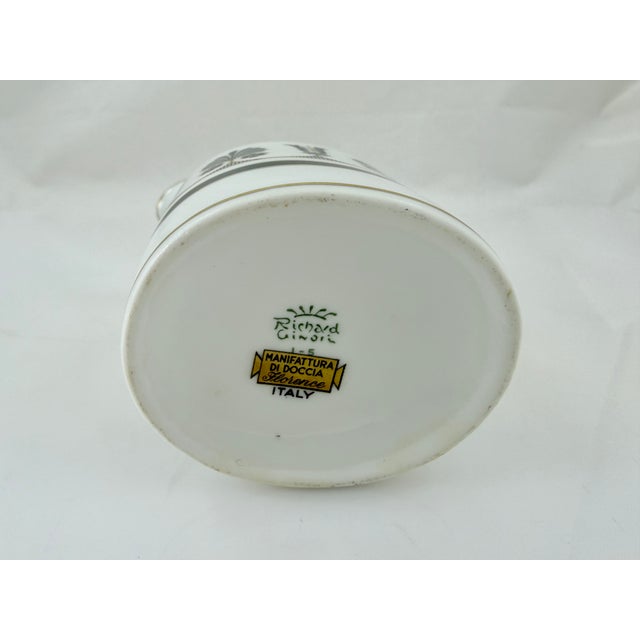 1980s 1980s Richard Ginori Black Ercolano Creamer For Sale - Image 5 of 5