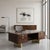 Together, these two monumental Romweber pieces create a striking executive office suite rooted in 1970s American luxury...