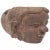 Red Antique Artefact Majapahit Terracotta Expressive Head For Sale - Image 8 of 8