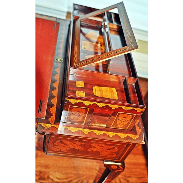 Late 18th Century Dutch Triple Fliptop Game Table Desk For Sale - Image 10 of 12