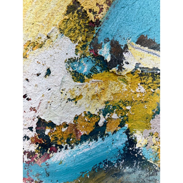 Contemporary Abstract Expressionist Portrait Original Oil Painting For Sale - Image 10 of 12