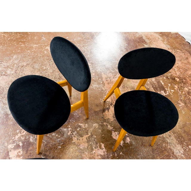 Vintage GFM 22 Chairs by J. Kędziorek, Poland, 1960s, Set of 3 For Sale - Image 12 of 14