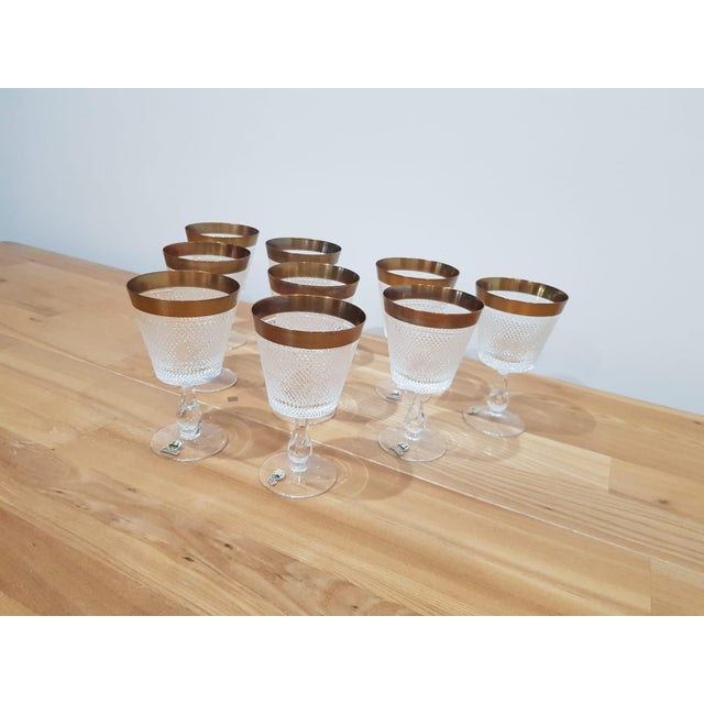 Crystal glasses manufactured by Rheinkristall in Leichlingen, Germany in the 1950s and 1960s. Known for elegant glass...