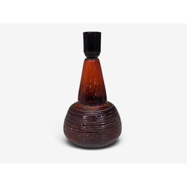 1970s Danish Mid-Century Modern, Orange-Red Glazed Stoneware For Sale - Image 9 of 10