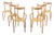 Manila Chairs in Rope and Wood by Val Padilla for Jasper Conran, 1970s, Set of 6 For Sale