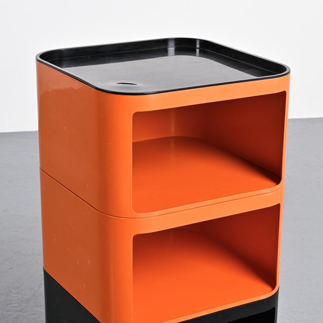 Black Modular by Anna Castelli Ferrieri for Kartell, 1970 For Sale - Image 8 of 9