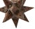 Vintage Moroccan Style Pierced 18 Point Hinged Iron Star Candle Curio For Sale - Image 10 of 11