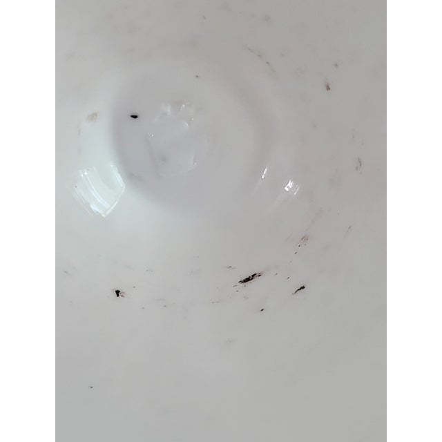 White Salviati Murano 1920s White Latticino Glass & Gold Aventurine Swan Candlestick For Sale - Image 8 of 8