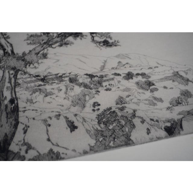 Mid 20th Century Charles B. Keller, a Village in Andalusia, Etching For Sale In Los Angeles - Image 6 of 8