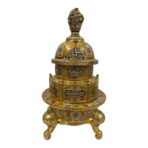 Early-20th Century Chinese Hand Made Cloisonne Incense Burner