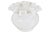 Traditional White Ruffle Rim Ball Vase For Sale - Image 3 of 5
