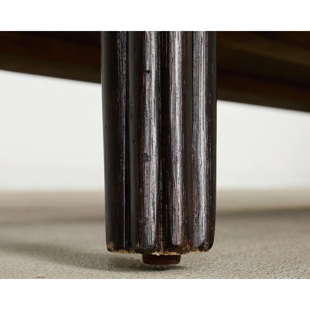 Barbara Barry for McGuire Rattan Oak Raffia Sideboard Buffet For Sale - Image 9 of 18