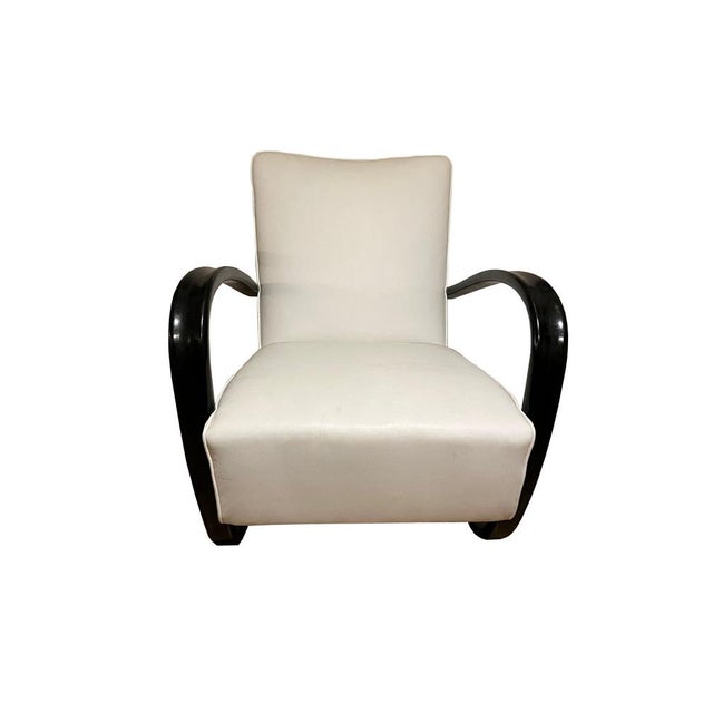 Art Deco H-269 Armchair by Jindrich Halabala, 1930 For Sale - Image 4 of 6