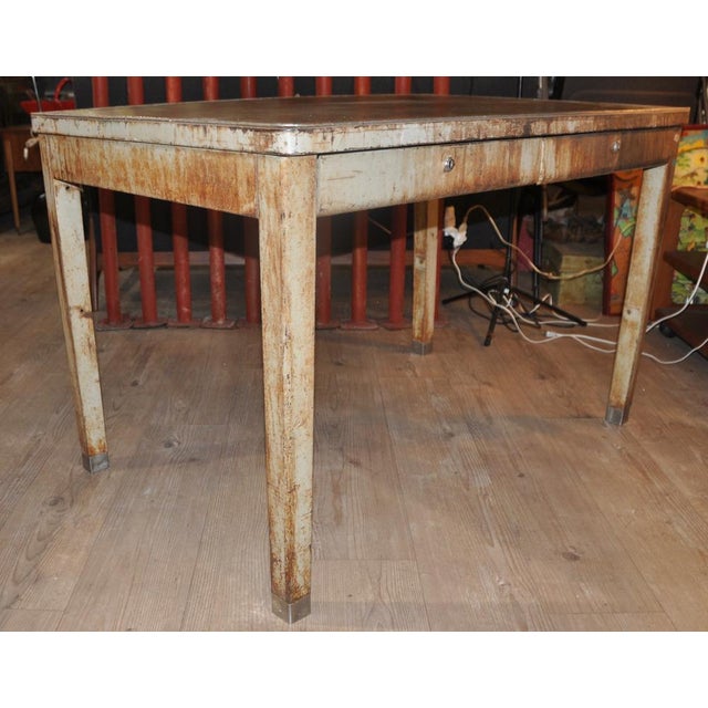 1960s Industrial Work Table, 1960s For Sale - Image 5 of 17