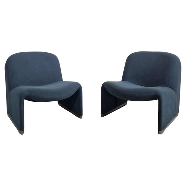Powder Blue Alky Chairs attributed to Giancarlo Piretti for Anonima Castelli, 1970s, Set of 2 For Sale - Image 14 of 14