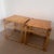 A pair of Bamboo and cane Nightstands/ bedside tables / side tables Dimensions: Height: 38cm total height Width: 35 cm...