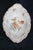 Dresden Porcelain Mid 20th Century Dresden Porcelain Serving Bowl Scalloped Rim Hand Painted Floral Details For Sale - Image 4 of 16