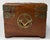 Vintage Asian Wood and Brass Jewelry Box With Bar Lock For Sale In Kansas City - Image 6 of 11