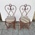 Beige Vintage French Art Nouveau Chairs in Wrought Iron, 1930s, Set of 2 For Sale - Image 8 of 18