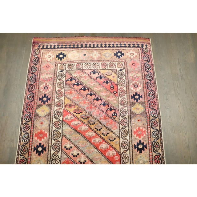 Mid 20th Century Mid Century Turkish Konya Rug - 3'10" x 7'1" For Sale - Image 5 of 7