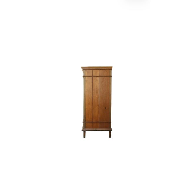 Late 20th Century Painted Indonesian Teak Armoire For Sale - Image 4 of 12