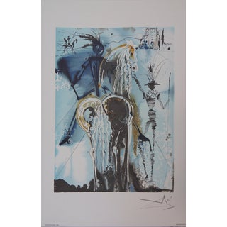 Salvador Dali, Les Chevaux, Don Quichotte, Lithograph For Sale