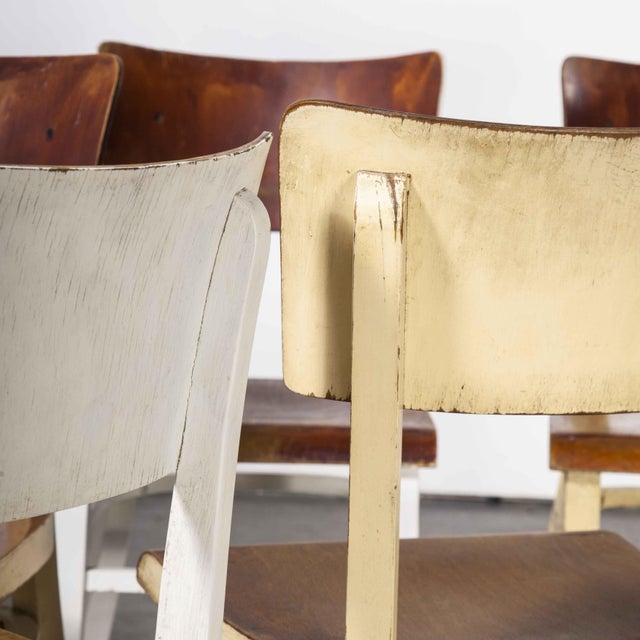 Bentwood Painted Dining Chairs from Thon, 1950s, Set of 6 For Sale - Image 17 of 18