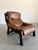 Gerard Van Den Berg 1970s Gerard Van Den Berg for Montis Attrb Dutch Brutalist Leather Lounge Chair For Sale - Image 4 of 9