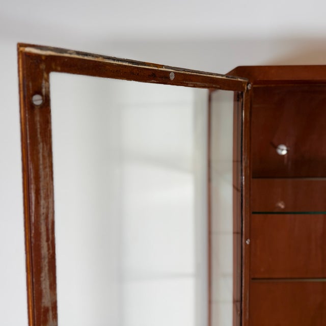 Metal Vintage Mancave Doctors Display Case with Rust Treatment, 1966 For Sale - Image 7 of 18